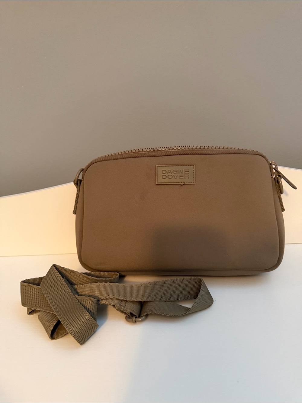Dagne Dover Nora bag in khaki - Picture 2 of 5
